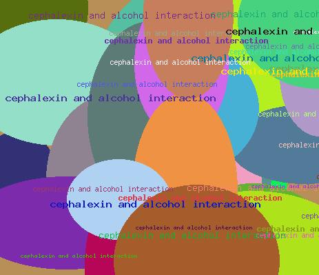 cephalexin and alcohol interaction